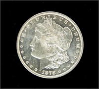 Coin 1878-8TF Morgan Silver Dollar-BU