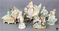 Porcelain Figurines / 6 pc