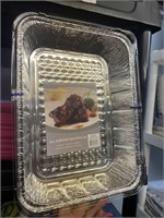 13 all purpose aluminum pans/lids10,5x14.@