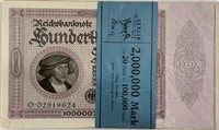 2,000,000 GERMAN MARK BUNDLE - UNCIRCULATED