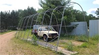 32'x14' Steel Carport Frame Only, No Tarp