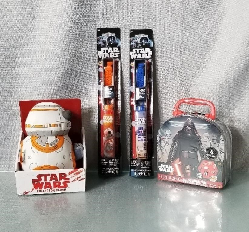 Star Wars BB8 Plush, 2 Bubble Wands and