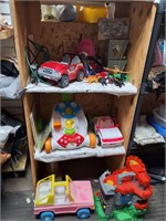Lot of toys and candle items