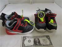 2 New Pairs Kids Sz 7 Shoes