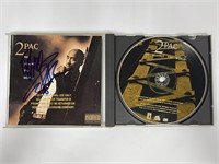 Autograph COA Tupac Promo CD Album