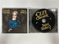 Autograph COA Ozzy Osbourne CD Album
