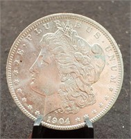 1904 Morgan Silver  Dollar, BU