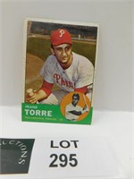 1963 TOPPS FRANK TORRE MLB BASEBALL CARD