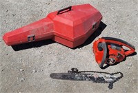 Homelite Super 2 Chain Saw with Case