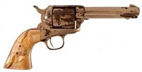 Colt SAA .45 Steer Head Mother of Pearl Grips