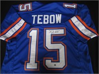 Tim Tebow signed jersey with coa