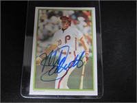 Mike Schmidt signed trading card coa