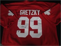 Wayne Gretzky signed jersey with coa