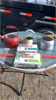 3 Vintage Tea Pot Planters & Fertilizer Spikes