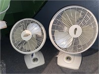 2- LASKO TABLE FANS