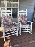 Outdoor porch rockers 48”tall, 26” wide