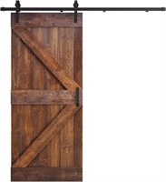 Barn Knotty Wood Painted Door with hardware