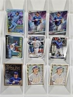 Lot of 9 Bobby Witt Jr. Royals with Insert Cards