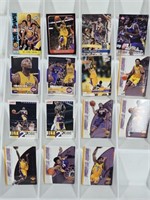 Lot of 15 DIFFERENT Kobe Bryant Lakers Cards