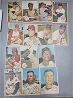 Lot of 14 1967 Topps Baseball Posters Boog Powell-