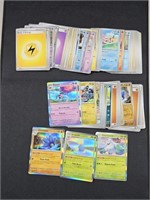 Lot of Pokemon Collectible Trading Game Cards wit-