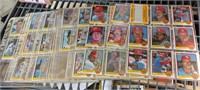 LOT OF 1983 DONRUSS BASEBALL CARDS IN SHEETS