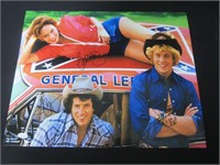 Dukes of Hazzard cast signed 16x20 photo JSA COA