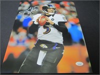 Joe Flacco signed 11x14 photo JSA COA