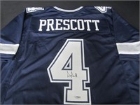 Dak Prescott signed football jersey COA