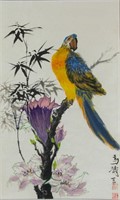 WANG XUETAO Chinese 1903-1982 Watercolour Scroll