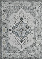 Living Room Area Rug 8x10 - Boho Grey