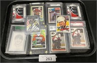 10 Hockey Player Trading Cards.