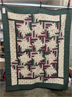 Hand Stitched Quilt Pinwheel #7 BCA