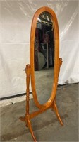 5 ft Wood Stand Up Mirror