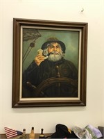 Oil on canvas Gordon’s fisherman