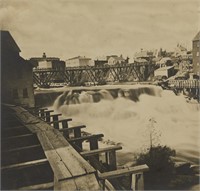 Albumen Print Photo St. Anthony Falls 1867