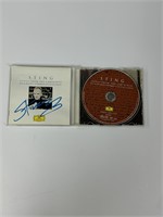 Autograph COA Sting CD