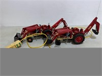 2 Ford Battery Op RC Tractors Toys