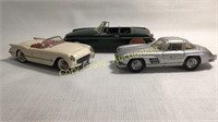 Two Franklin Mint and One Gorgi Model cars