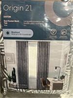 2 ORIGIN 21 BLACKOUT CURTAIN PANELS