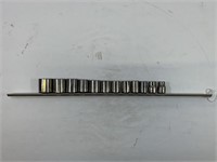 12 - 3/8 inch drive craftsman metric sockets on