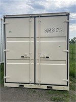 12 foot Storage Container, single walk door,