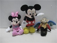 Mickey & Minnie Mouse W/Wizard Of Oz Doll See Info