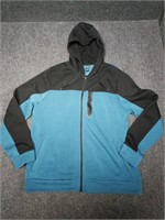 Vintage etonic zip up fleece hoodie, size XL