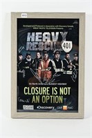 FRAMED AND SIGNED HEAVY RESCUE 401 POSTER