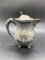 VINTAGE HARTFORD SILVER CO. SILVERPLATE TEA POT