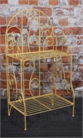 A 1920s Wrought Iron Folding Plant Stand