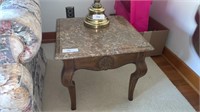 2 Marble Top End Tables