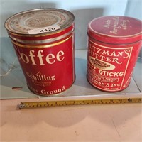 Vintage Schilling Coffee & Holtzman Pretz-Sticks