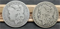1887-O & 1888-O Morgan Silver Dollars